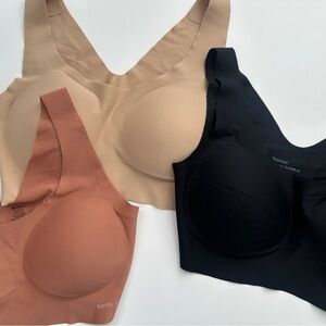 Neiwai Barely There Seamless Bras, set of 3